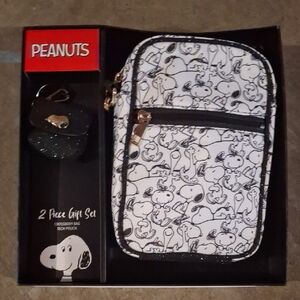 Peanuts Snoopy Black and White Crossbody Set